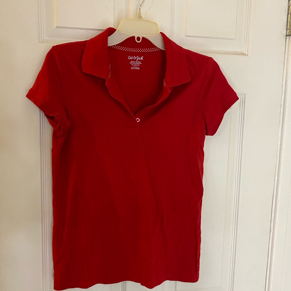 Girls school uniform polo